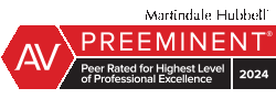 Martindale Hubbell Preeminent AV